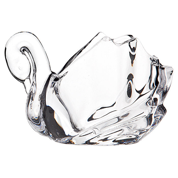 Godinger Christmas Swan Crystal Votive Holder