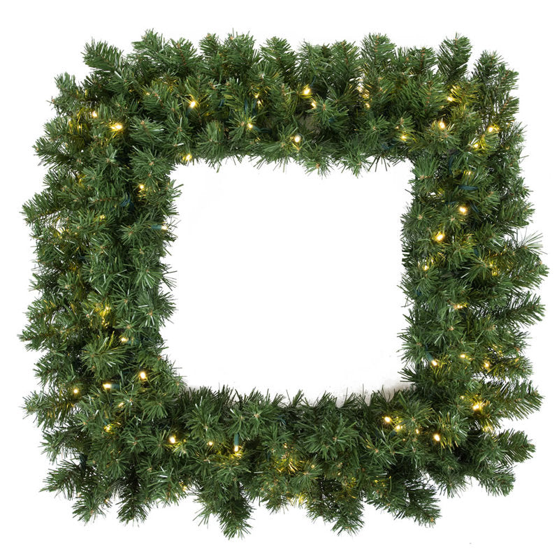 Artificial Christmas Wreath as a festive door display