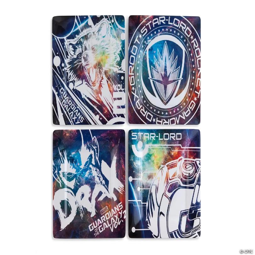 Guardians of the Galaxy Vol. 2 4-Pack 8" Plastic Plates | USA Decoration®