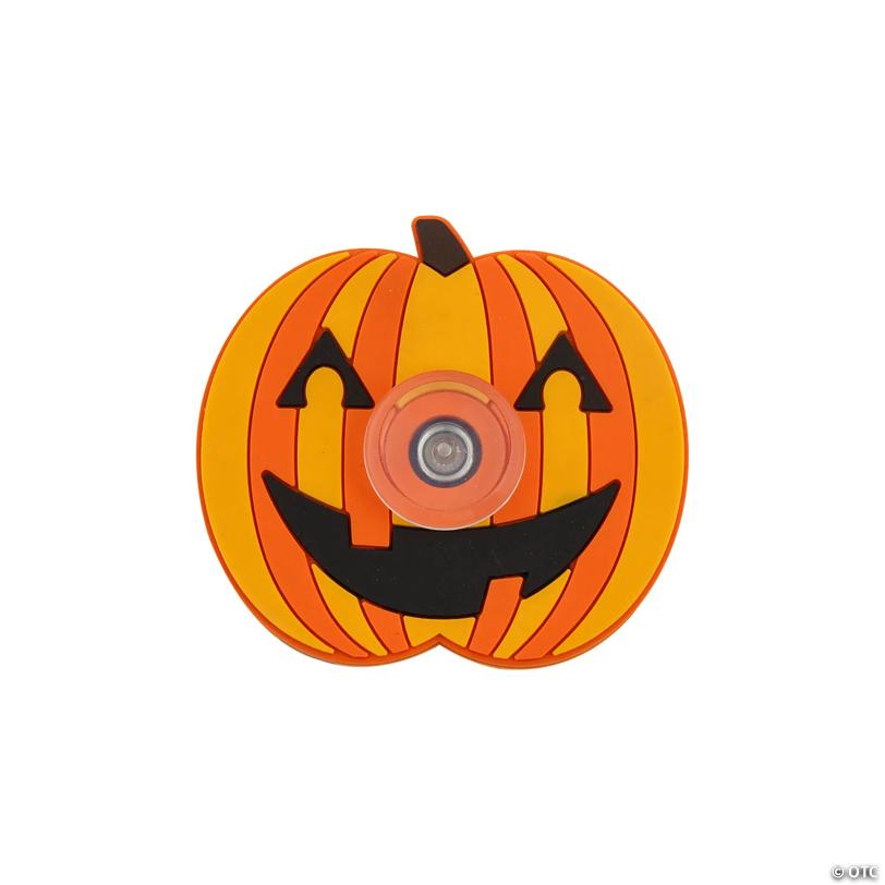 Halloween Jack-O’-Lantern Fidget Spinners - 12 Pc.