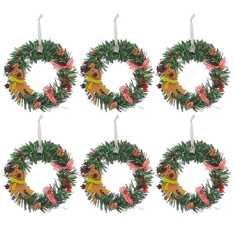5.9" artificial wreath