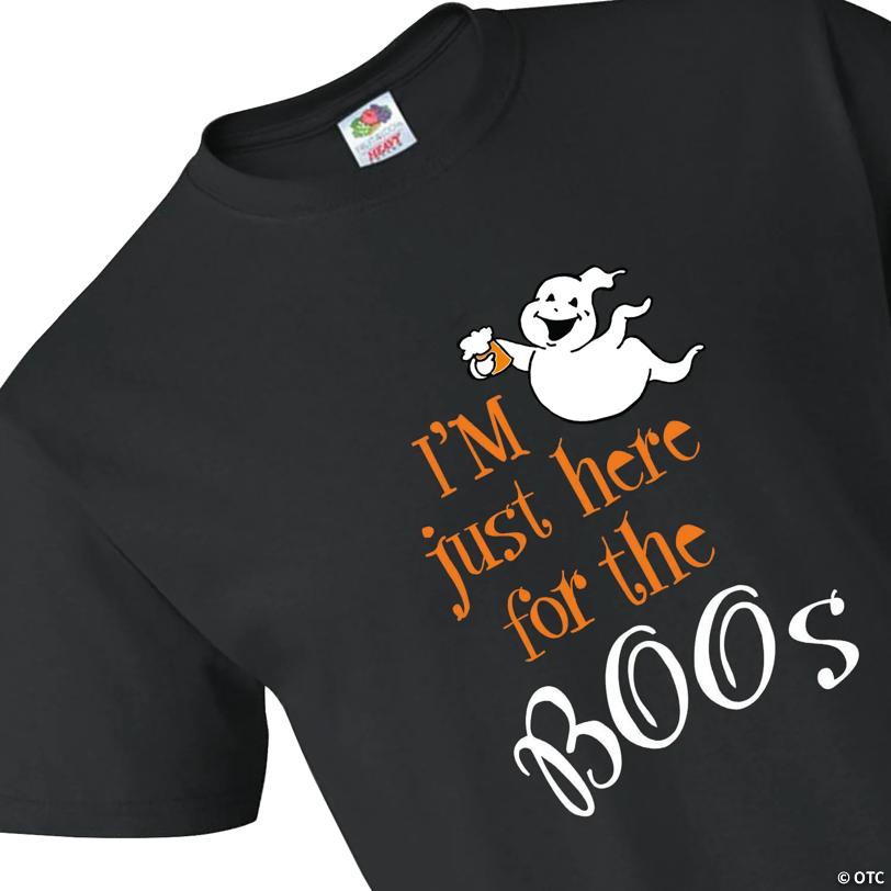 Here For The Boos Adults T-Shirt