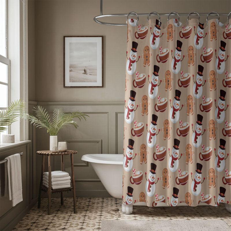 Holiday Bliss - 1 Piece Standard Shower Curtain