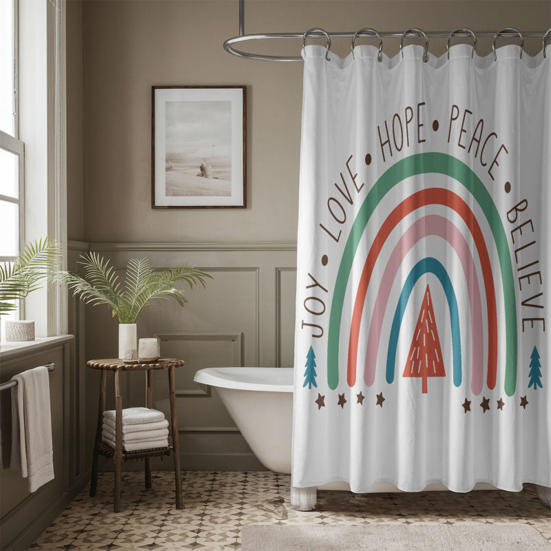 Holiday Glow - 1 Piece Standard Shower Curtain