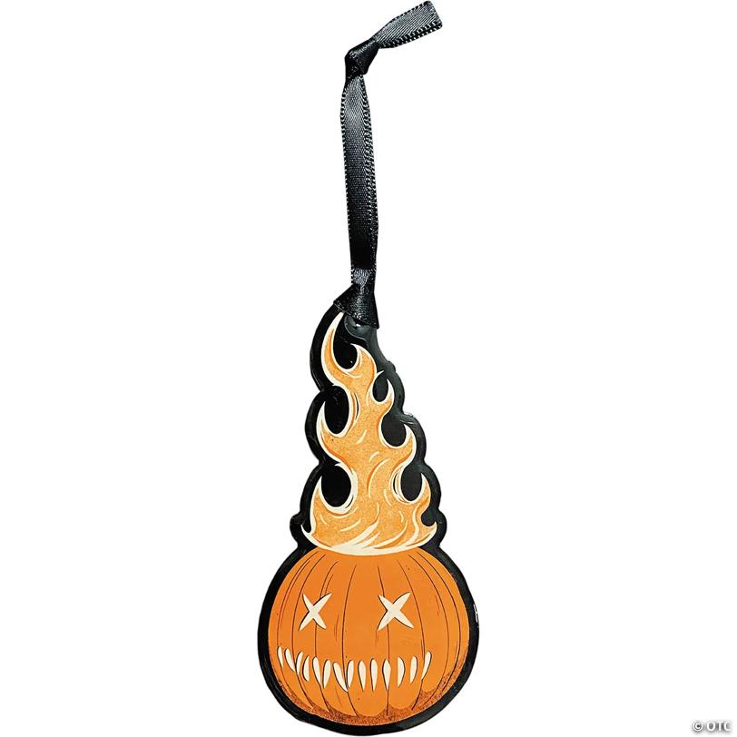 Holiday Horrors Trick ’r Treat Sam O’ Lantern Pumpkin Metal Full-Color Ornament