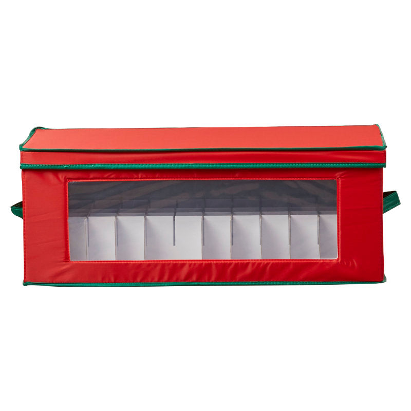 Holiday Ornament Storage Box, 36 Piece with Dividers