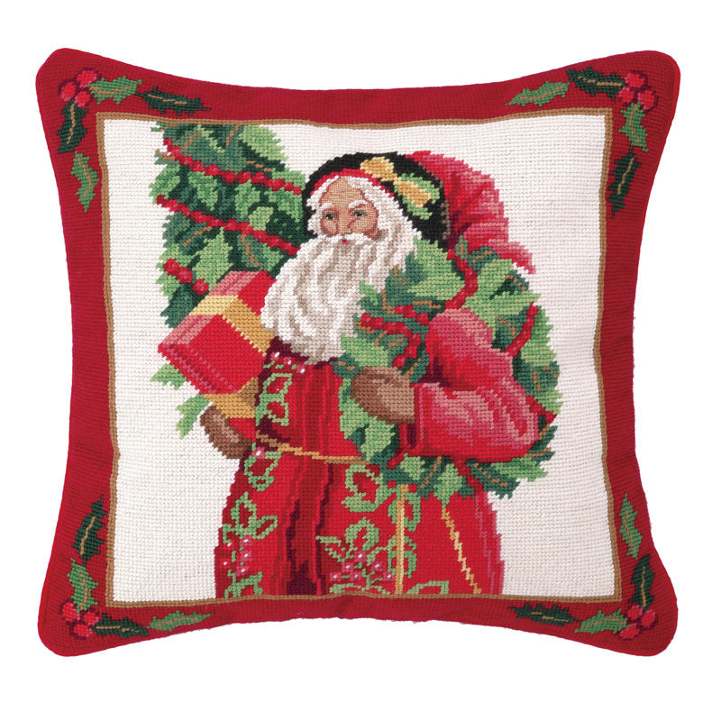 Holly Wool Throw Pillow