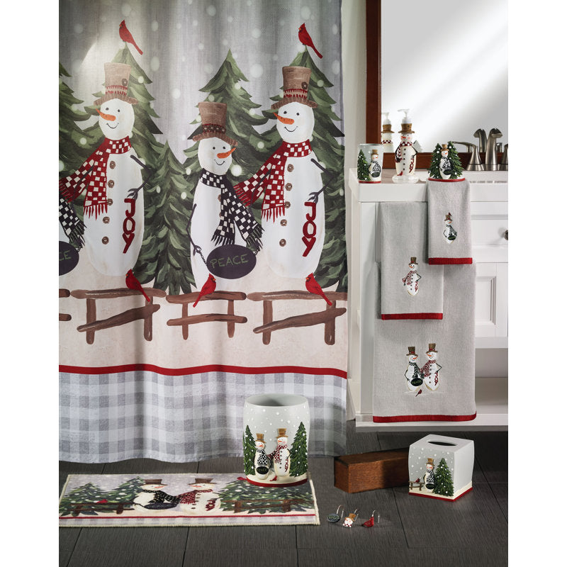 Holsinger Geometric Shower Curtain