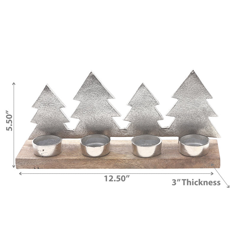 Ih Casadecor 5.5'' H Aluminum Tabletop Tealight Holder