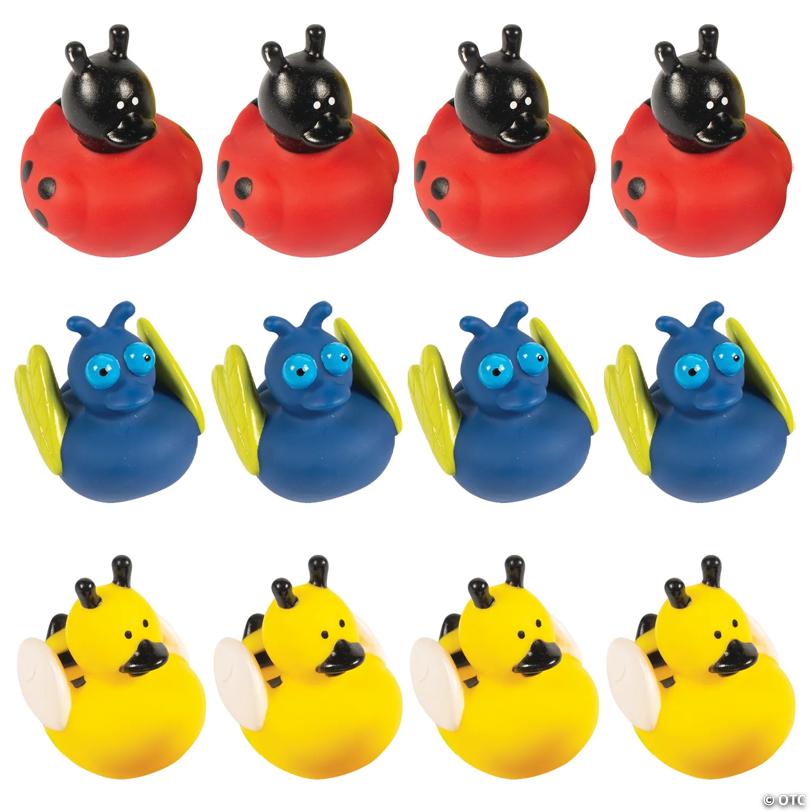 Insect Rubber Ducks - 12 Pc.