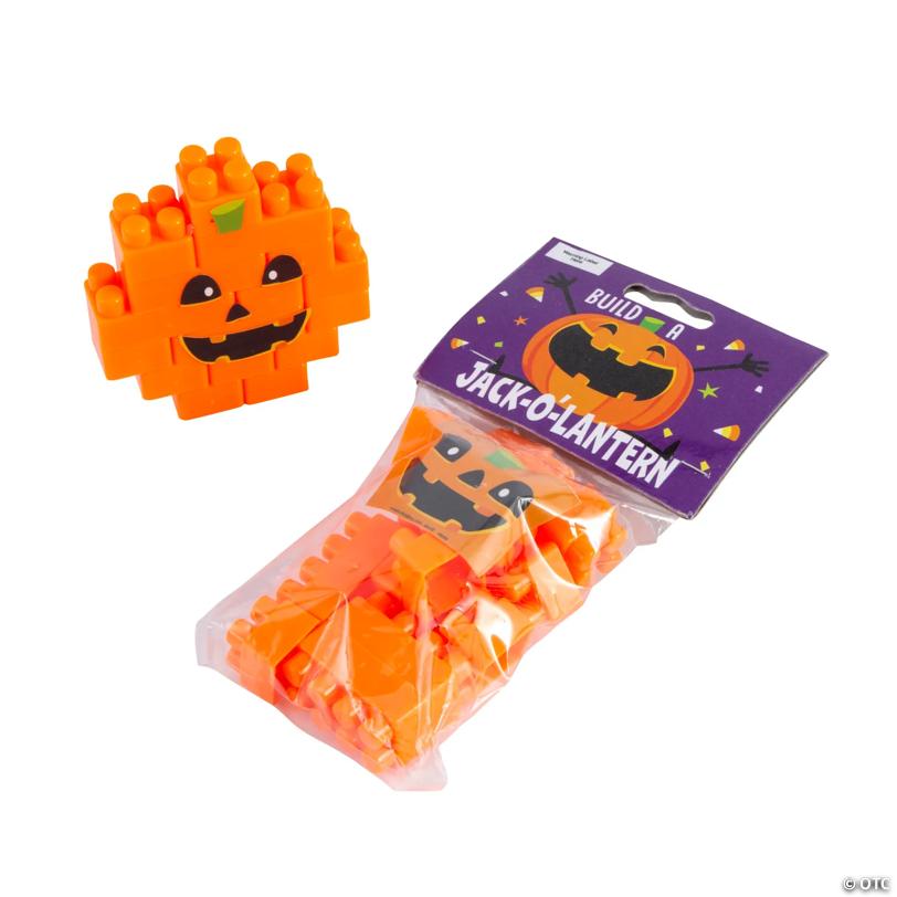 Jack-O’-Lantern Building Brick Handout for 12