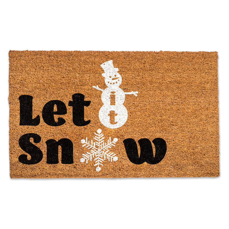 Jenet Non-Slip No Pattern Christmas Doormat