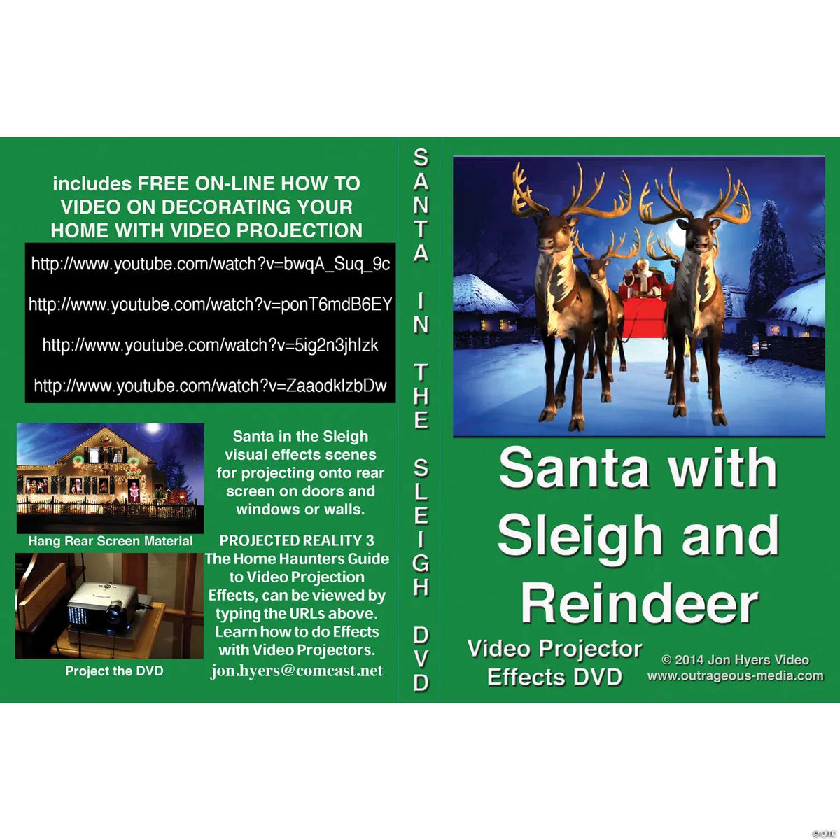 Jon Hyers Santa and Reindeer DVD cover
