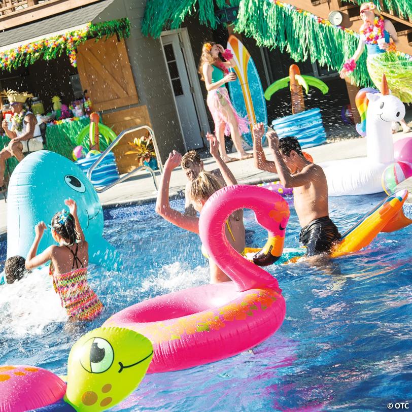 Jumbo Inflatable Flamingo Pool Float