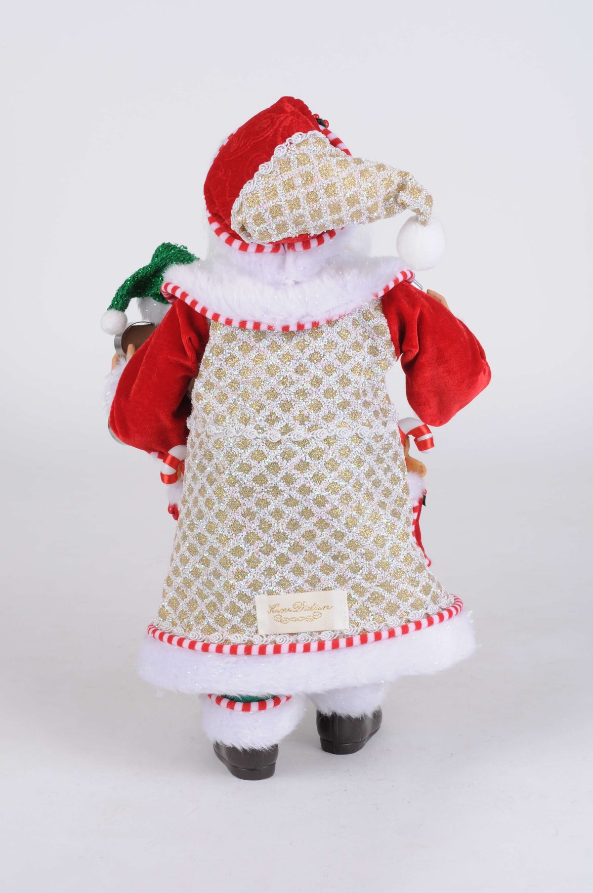 17" Karen Didion Whimsical Gingerbread Santa