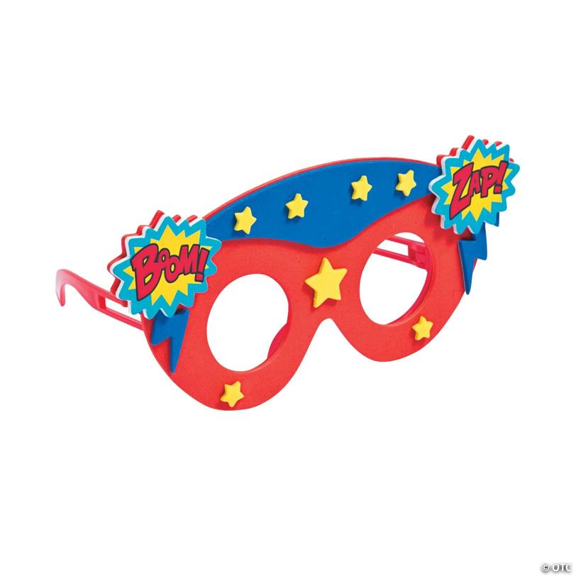 Kids’ Superhero Glasses Craft Kit - Makes 12