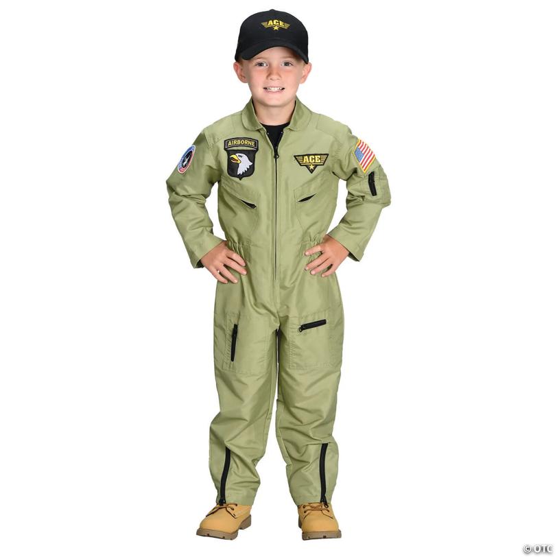 Kids Fighter Pilot Costume