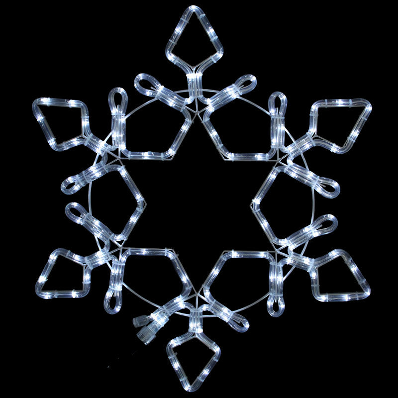 LED Rope Light Snowflake Christmas Decoration