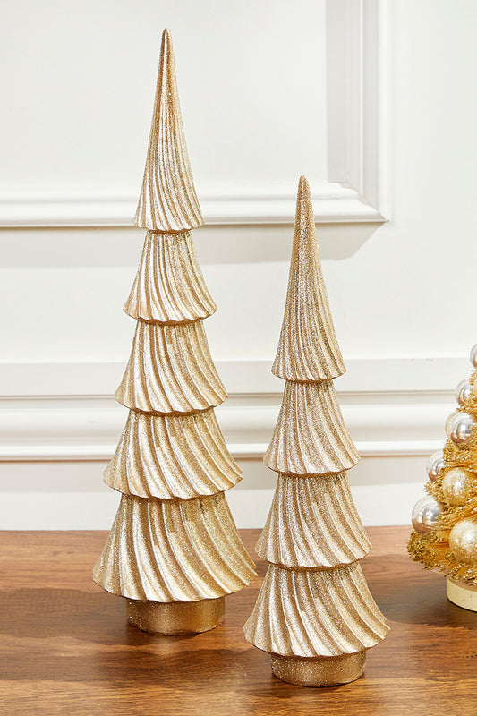 17" Resin Modern Tree Contemporary Holiday Décor