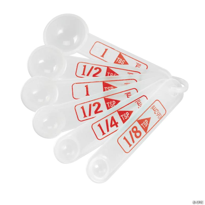 Learning Resources Measuring Spoons, 6 Per Set, 12 Sets | USA Decoration®