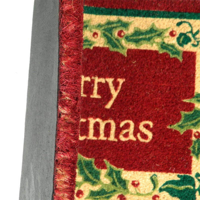 Lilwenn Non-Slip Floral Christmas Doormat