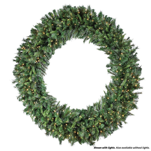 72 Inch LED Belgium Holiday Wreath Warm White