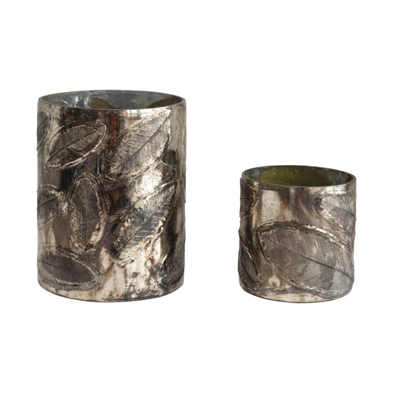 Mercury Glass Tabletop Votive Holder
