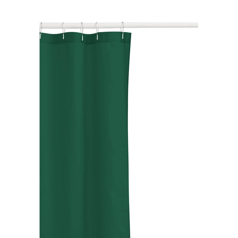 Merry Christmas Ornament Snowy Mountains Ultra-Thin Lightweight Shower Curtain