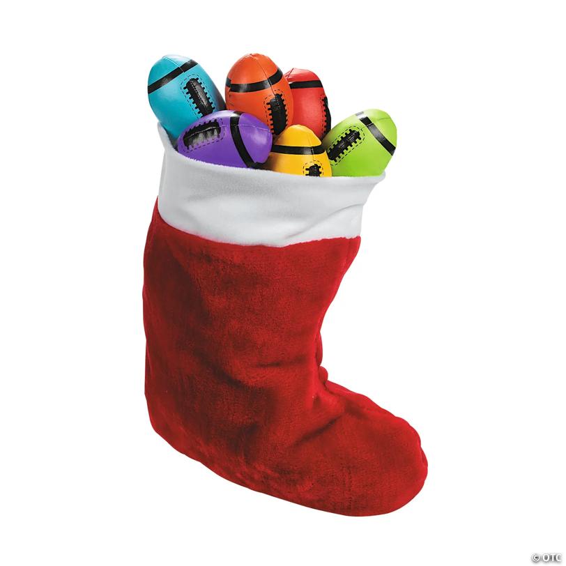 Mini Bright Foam Footballs - 12 Pc.