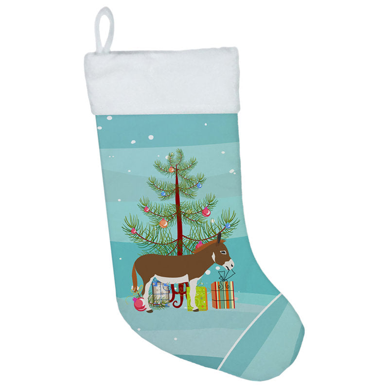 Miniature Mediterranian Donkey Christmas Stocking