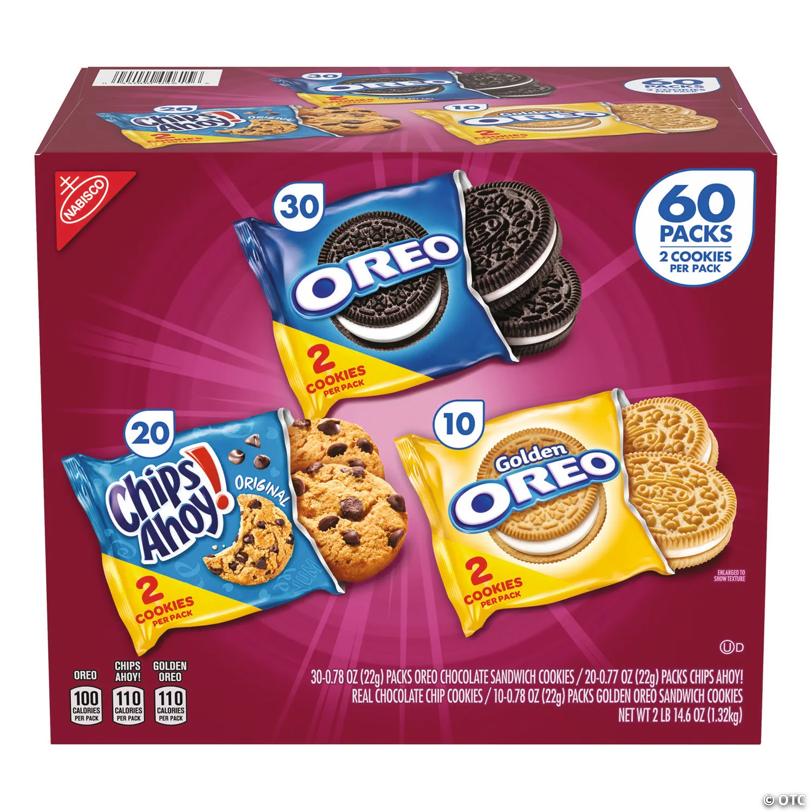 Nabisco Cookie Variety Pack, 60 Count