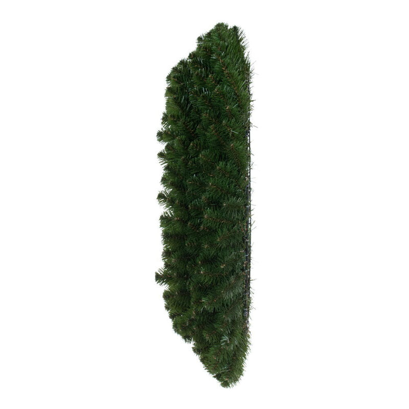 Pre-Lit Fir Christmas Wreath as a festive door display
