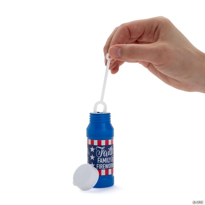 One Nation Under God Bubble Bottles - 12 Pc.