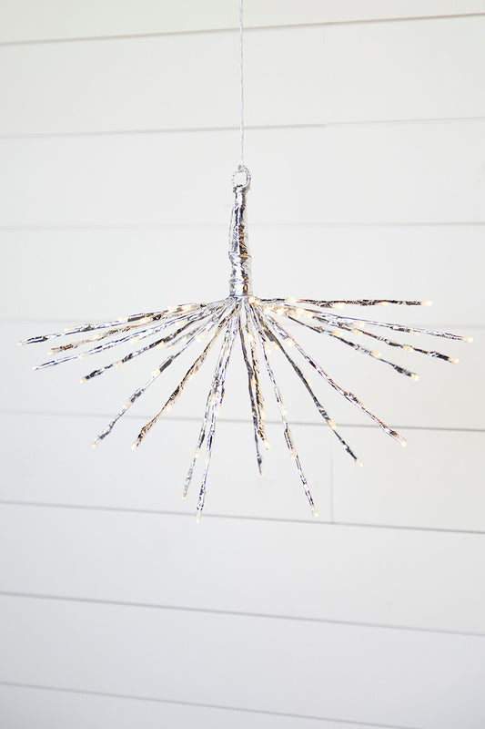 LED Umbrella Display 80 Lights Warm White Decoration