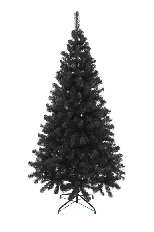 6.5 ft PVC Christmas Tree - Black