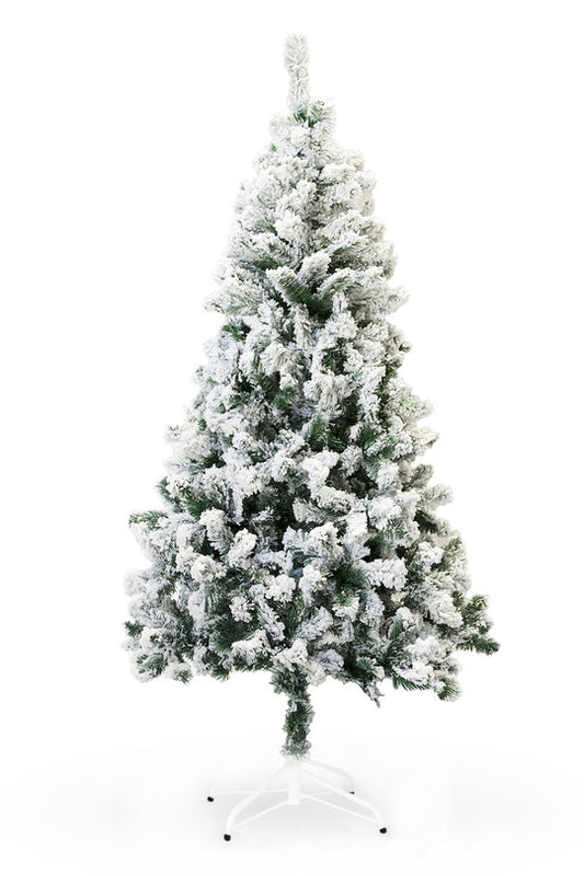 Snow Flocked Christmas Tree