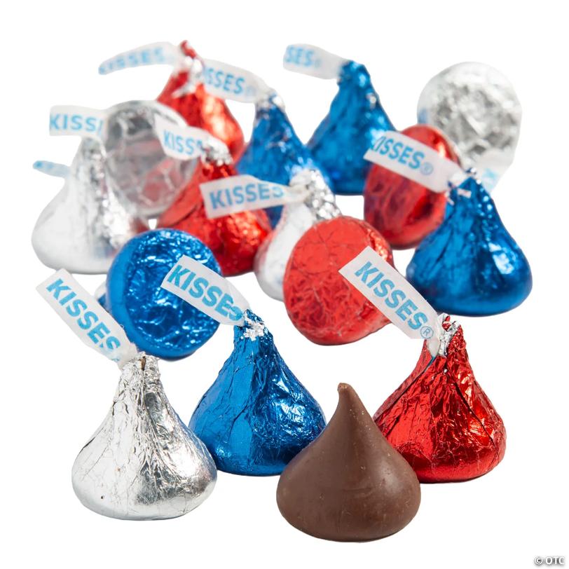 Patriotic Hershey's® Kisses® Candy Mix - 60 Pc.