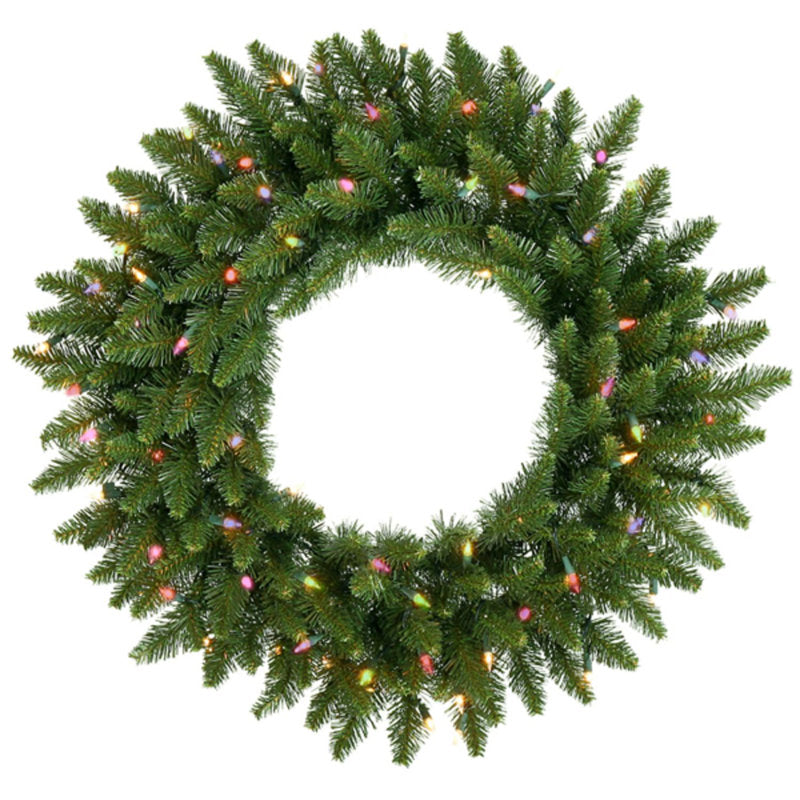 Artificial Fir Christmas Wreath as a festive door display