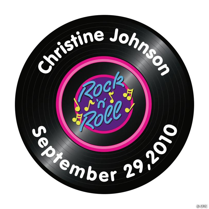 Personalized Rock 'N' Roll Swirl Lollipops - 24 Pc. | USA Decoration®