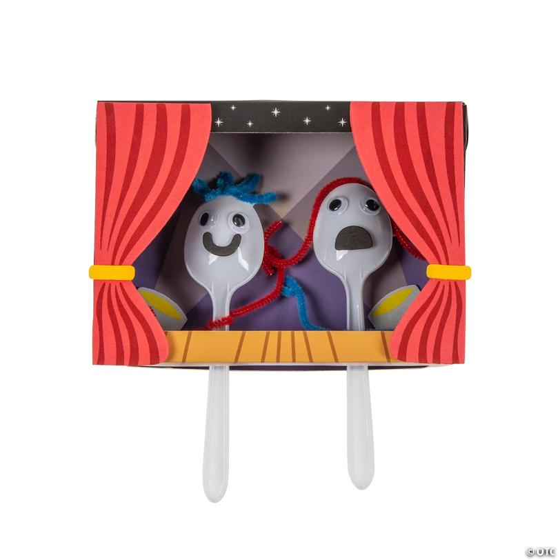 Puppet Show Spoon Craft Kit - Makes 12 | USA Decoration®