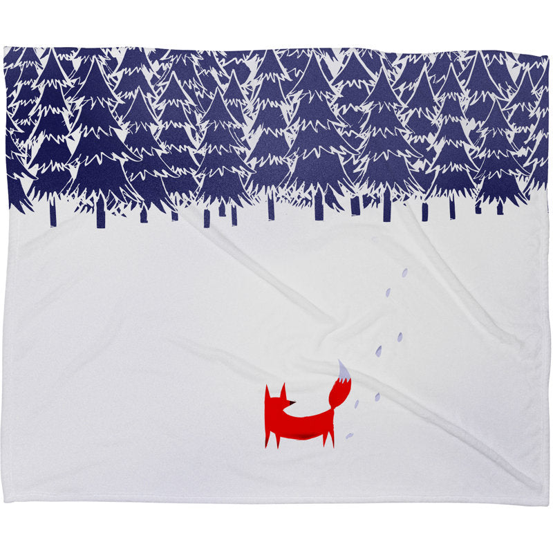 Robert Farkas Knitted Throw Blanket