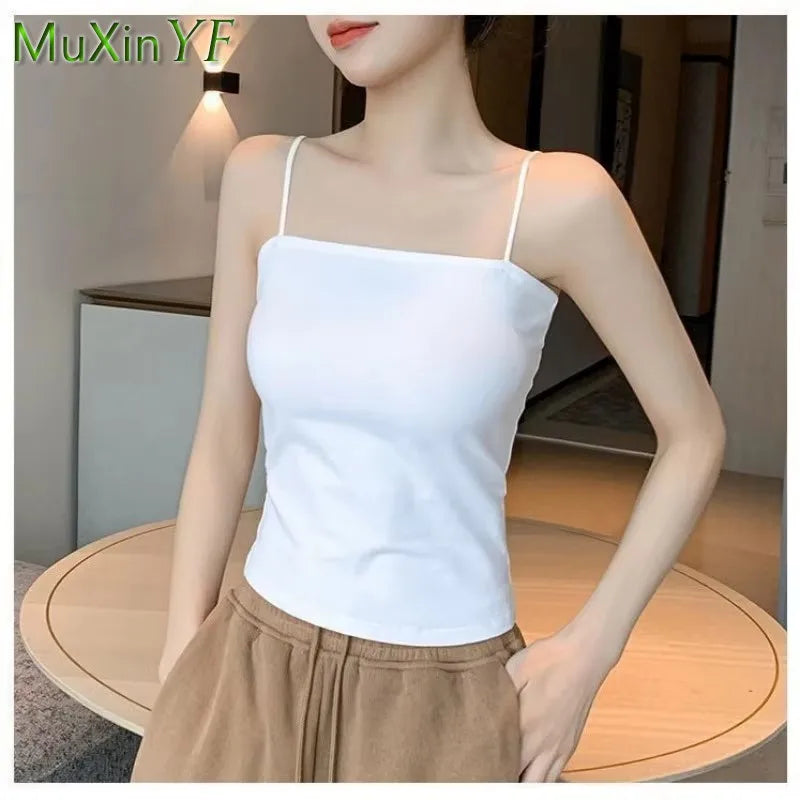 Women 2026 Summer Chiffon Sunscreen Shirt+Strap+Loose Skirt Pants 3-Piece Suit Korean Elegant Casual Tracksuit Matching Set
