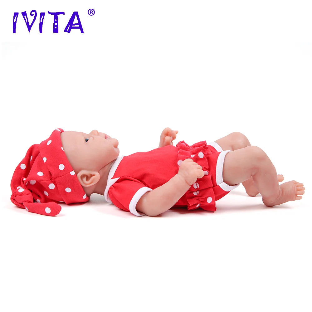 IVITA WG1512 14inch 1.65kg Full Body Silicone Reborn Art Doll "coco" Soft Dolls Realistic Female Doll DIY Blank Toys for Adults
