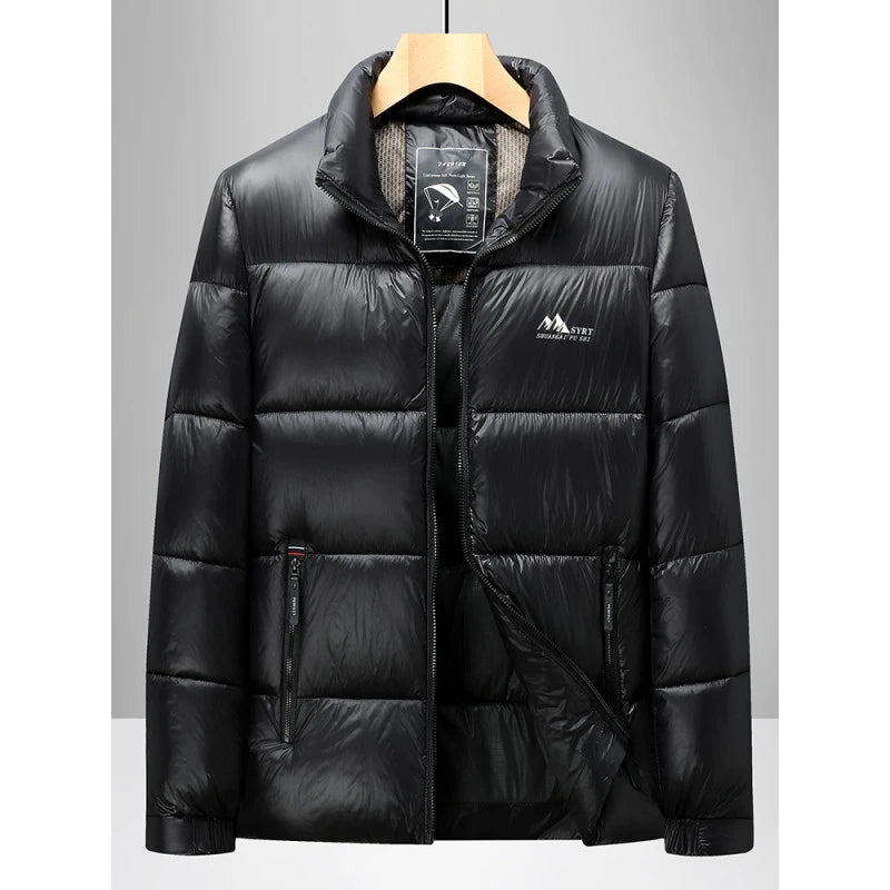 Winter Men White cotton-padded Jacket Coat Men Waterproof Windproof Warm Loose Jacket Man Multi Pocket Windbreaker Jacket