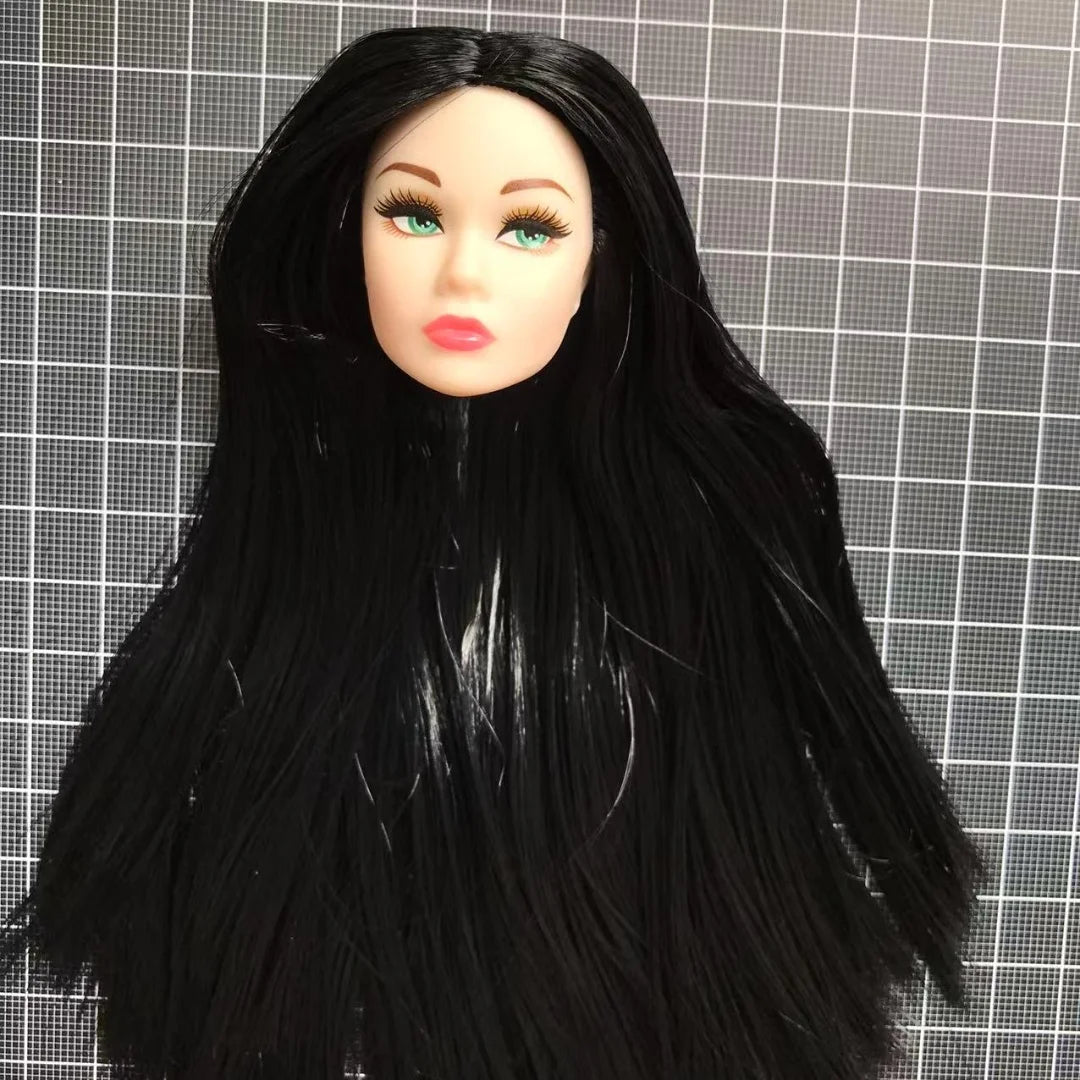 Poppy Parker Doll Heads DIY Dressing Doll Toy Heads With Good Makeup Collection 1/6 Female Doll Heads Parts Accessories