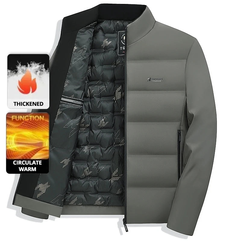 Coats Parka Casual Quilted Puffer Top Grade Men's Winter Short Parka Jacket Windbreaker Coats Bubble Puffer 2026 New Casual Fashion Quilted Outerwear
