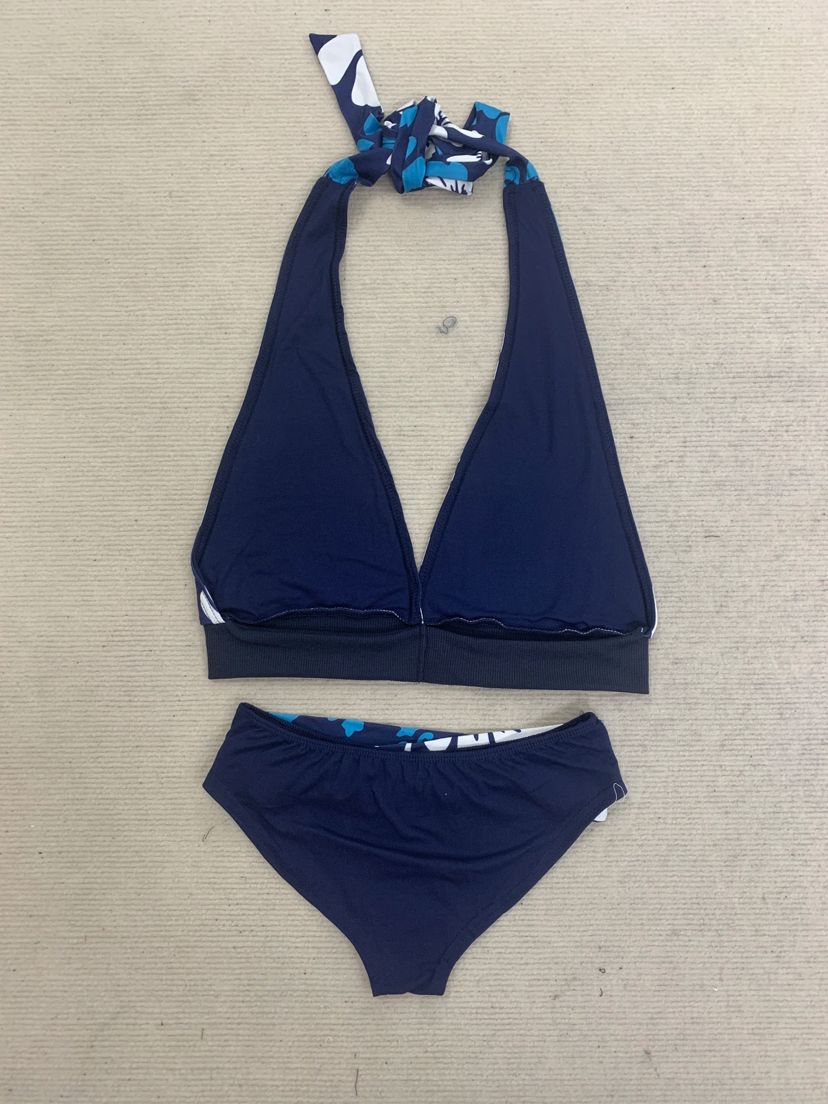 Vacation style women's bikini set two-piece neck hanging, sexy, fashionable, versatile, suitable for daily wear