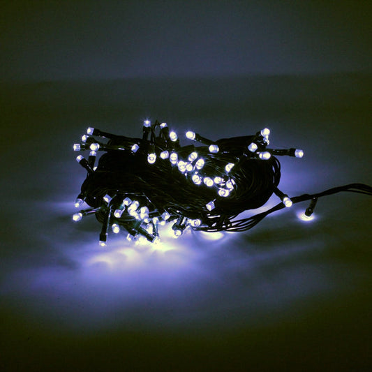 100 LED Green Wire String Light w connector Waterproof White | USA Decoration®