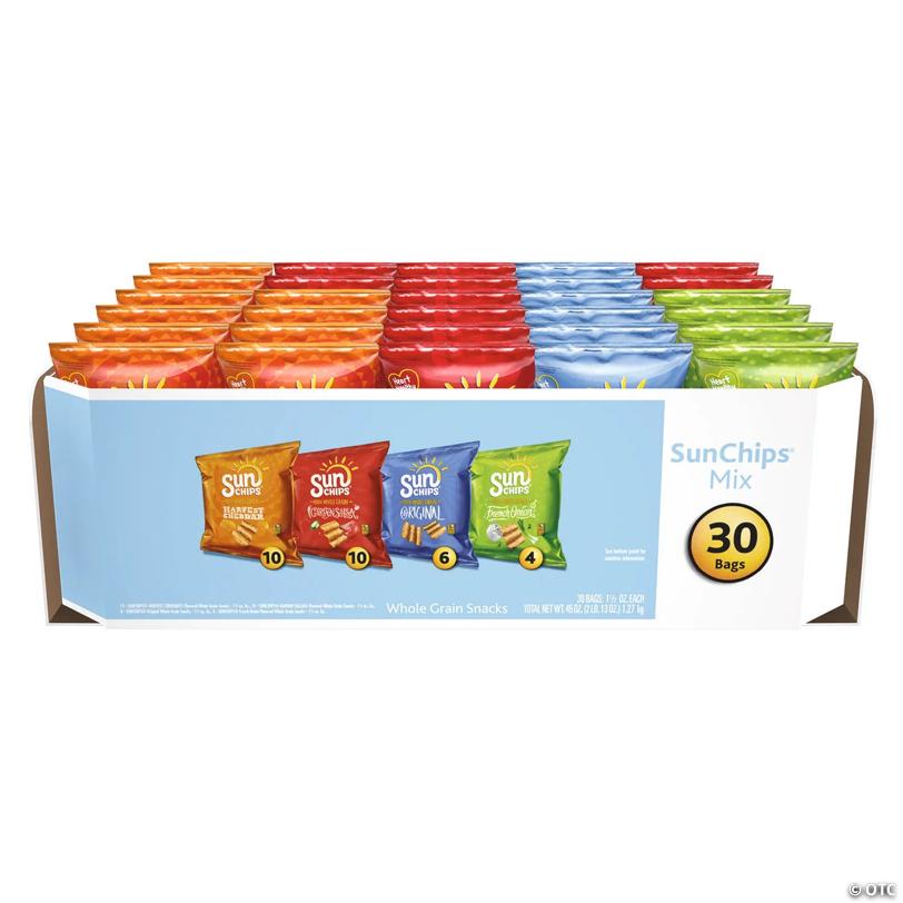 SUNCHIPS Multigrain Chips Variety Mix, 1.5 oz, 30 Count