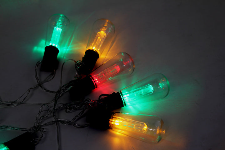10 LED Solar String Light Multicolor | USA Decoration®
